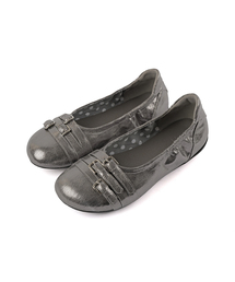 FOGGY MOODY（ポギムディ）の「Closet 0040. Three Belted Flat Shoes - 3colors（バレエシューズ）」
