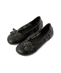 FOGGY MOODY（ポギムディ）の「Closet 0040. Three Belted Flat Shoes - 3colors（バレエシューズ）」