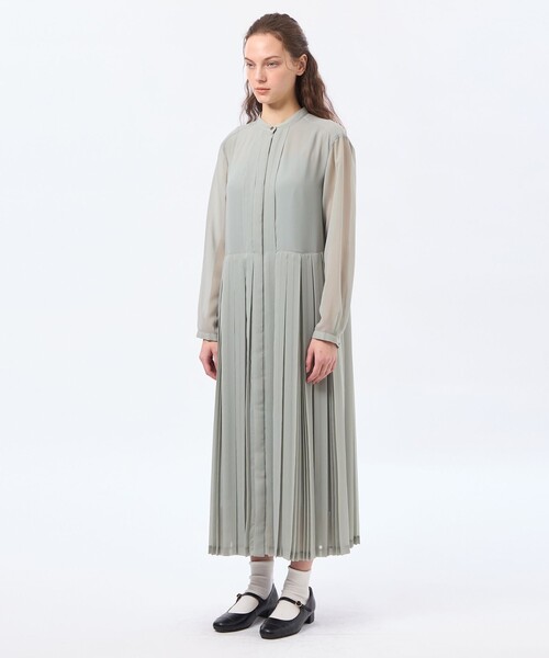MACKINTOSH PHILOSOPHY(マッキントッシュ フィロソフィー)の「【WEB&一部店舗限定】【WILLINGHAM DRESS(ウィリングハムドレス)】トリプルプリーツ(ワンピース・レディース・ブルー系その他3/ダークネイビー・38/36)」の7枚目の写真
