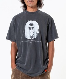 【TonyTaizsun/トニータイズサン】Jah “渾身”Tee　製品染め　　ケミカルウォッシュ加工　丸胴　Tシャツ