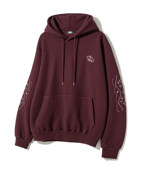 GAKKAI UNIONS(ガッカイユニオンズ)の「スタライト刺繍フードパーカー バーガンディ(パーカー・レディース・その他・X-LARGE/LARGE/MEDIUM/SMALL)」の7枚目の写真
