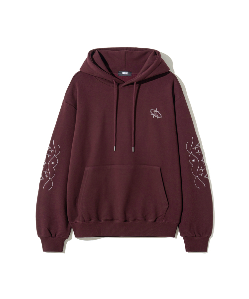 GAKKAI UNIONS(ガッカイユニオンズ)の「スタライト刺繍フードパーカー バーガンディ(パーカー・レディース・その他・X-LARGE/LARGE/MEDIUM/SMALL)」の8枚目の写真