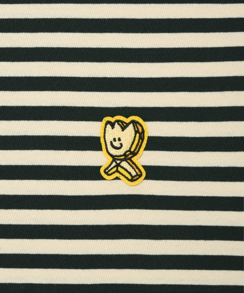 Wacky WiLLy(ワッキーウィリー)の「グラフィックキキストライプ半袖Tシャツグリーン(Tシャツ/カットソー・レディース・その他・SMALL/MEDIUM/LARGE/X-LARGE)」の5枚目の写真