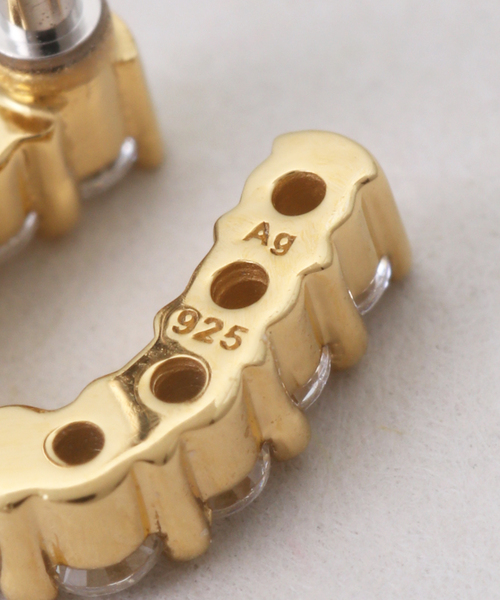 Spick & Span（スピックアンドスパン）の「《一部店舗+WEB限定》BAQLESS / バックレス Honesty Alina Gold（ピアス（両耳用）・レディース・ゴールド・FREE）」の4枚目の写真