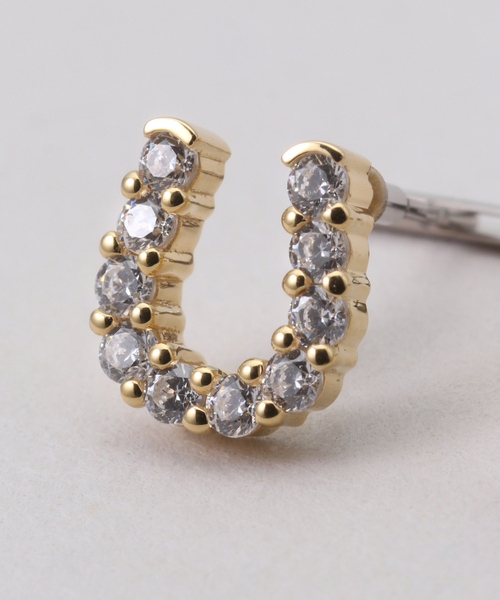 Spick & Span（スピックアンドスパン）の「《一部店舗+WEB限定》BAQLESS / バックレス Honesty Alina Gold（ピアス（両耳用）・レディース・ゴールド・FREE）」の5枚目の写真