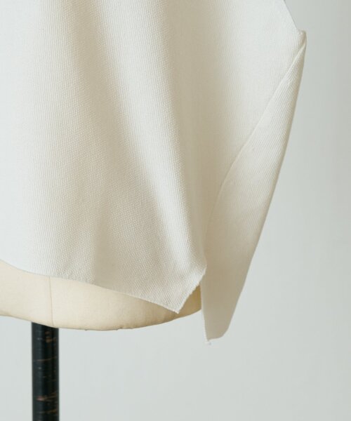 BEARDSLEY（ビアズリー）の「インレイノースリーブプルオーバー（ニット/セーター・レディース・ブラック/ホワイト・FREE）」の22枚目の写真