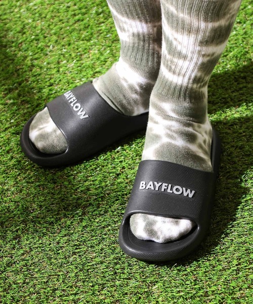 BAYFLOW(ベイフロー)の「BFロゴシャワサン(ユニセックス)(サンダル・レディース・チャコールグレー/ブラック・MEDIUM/LARGE)」の1枚目の写真
