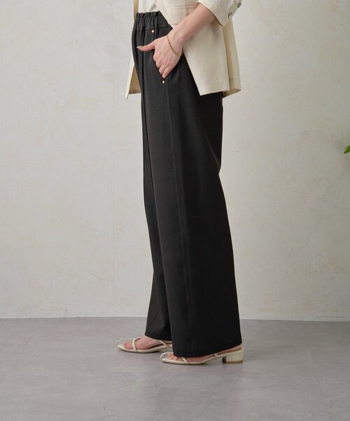 Jena espace merveilleux（ジェナ　エスパスメルヴェイユ）の「【高身長パンツ】スタッズポケットイージーパンツ（その他パンツ・レディース・アイボリー/ブラック/ベージュ・FREE）」の18枚目の写真