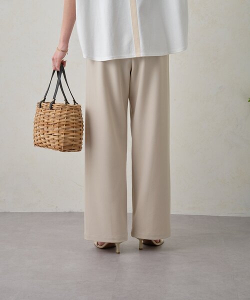 Jena espace merveilleux（ジェナ　エスパスメルヴェイユ）の「【高身長パンツ】スタッズポケットイージーパンツ（その他パンツ・レディース・アイボリー/ブラック/ベージュ・FREE）」の15枚目の写真