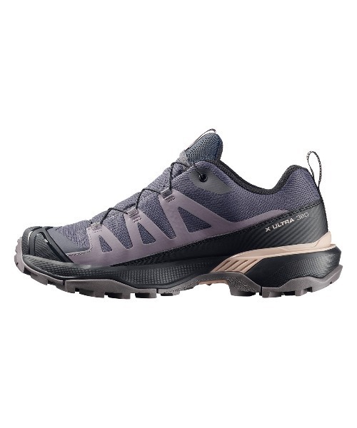 SALOMON(サロモン)の「SALOMON X ULTRA 360 GORE-TEX(サロモン エックス ウルトラ スリーシックスティ ゴアテックス)(スニーカー・レディース・パープル系/ピンク系・23.5cm/23cm/22.5cm/22cm/25cm/24.5cm/24cm)」の4枚目の写真