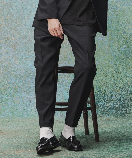 THEOREM(セオレム)の「mp14975- Plain hem Sta-Pre Tapered Pants シングルテーパードパンツ(TRM-P001A)(その他パンツ・メンズ・ブラウン/グレー/ネイビー/ベージュ/ブラック・S/XL/L/M)」の7枚目の写真