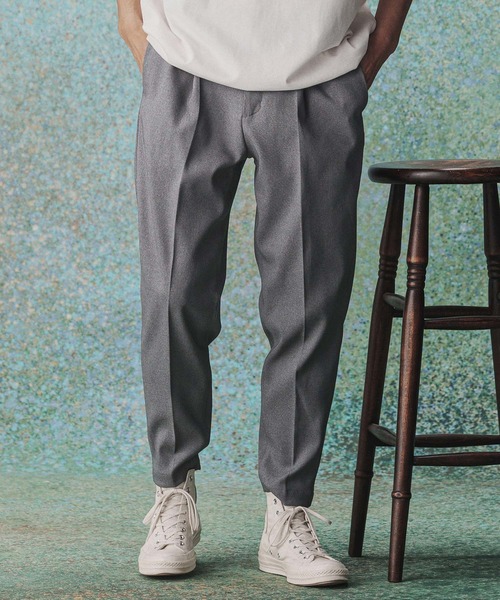 THEOREM(セオレム)の「mp14975- Plain hem Sta-Pre Tapered Pants シングルテーパードパンツ(TRM-P001A)(その他パンツ・メンズ・ブラウン/グレー/ネイビー/ベージュ/ブラック・S/XL/L/M)」の12枚目の写真