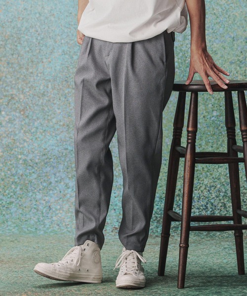 THEOREM(セオレム)の「mp14975- Plain hem Sta-Pre Tapered Pants シングルテーパードパンツ(TRM-P001A)(その他パンツ・メンズ・ブラウン/グレー/ネイビー/ベージュ/ブラック・S/XL/L/M)」の13枚目の写真