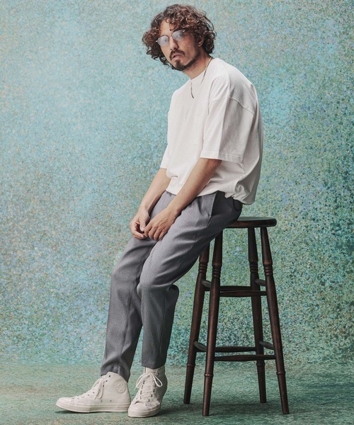 THEOREM(セオレム)の「mp14975- Plain hem Sta-Pre Tapered Pants シングルテーパードパンツ(TRM-P001A)(その他パンツ・メンズ・ブラウン/グレー/ネイビー/ベージュ/ブラック・S/XL/L/M)」の15枚目の写真