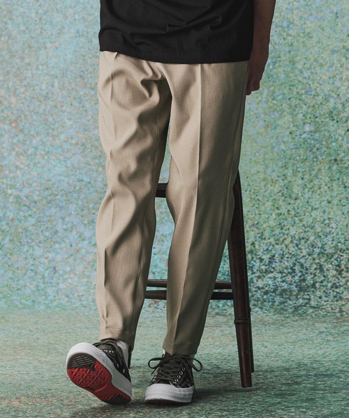 THEOREM(セオレム)の「mp14975- Plain hem Sta-Pre Tapered Pants シングルテーパードパンツ(TRM-P001A)(その他パンツ・メンズ・ブラウン/グレー/ネイビー/ベージュ/ブラック・S/XL/L/M)」の18枚目の写真