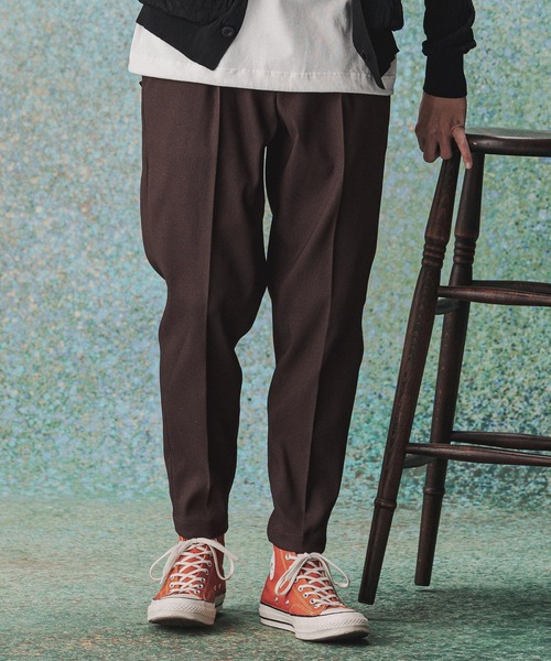 THEOREM(セオレム)の「mp14975- Plain hem Sta-Pre Tapered Pants シングルテーパードパンツ(TRM-P001A)(その他パンツ・メンズ・ブラウン/グレー/ネイビー/ベージュ/ブラック・S/XL/L/M)」の21枚目の写真