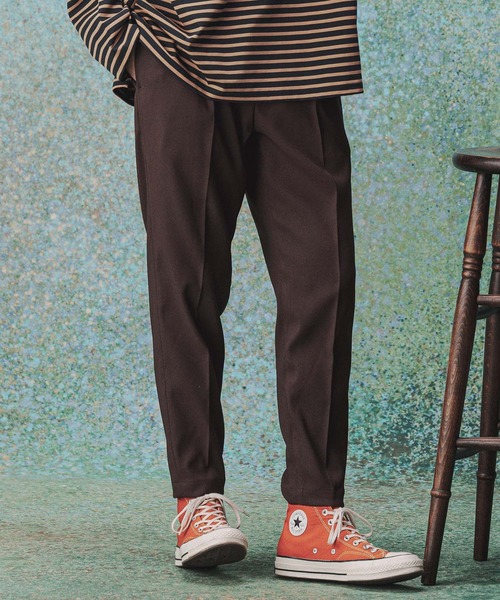 THEOREM(セオレム)の「mp14975- Plain hem Sta-Pre Tapered Pants シングルテーパードパンツ(TRM-P001A)(その他パンツ・メンズ・ブラウン/グレー/ネイビー/ベージュ/ブラック・S/XL/L/M)」の22枚目の写真