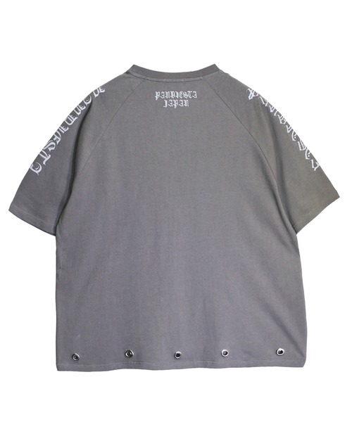PANDIESTA(パンディエスタ)の「デビルパンダさんハトメTシャツ(M2)(Tシャツ/カットソー・メンズ・ブラック/ホワイト/チャコール・XL/L/M)」の10枚目の写真