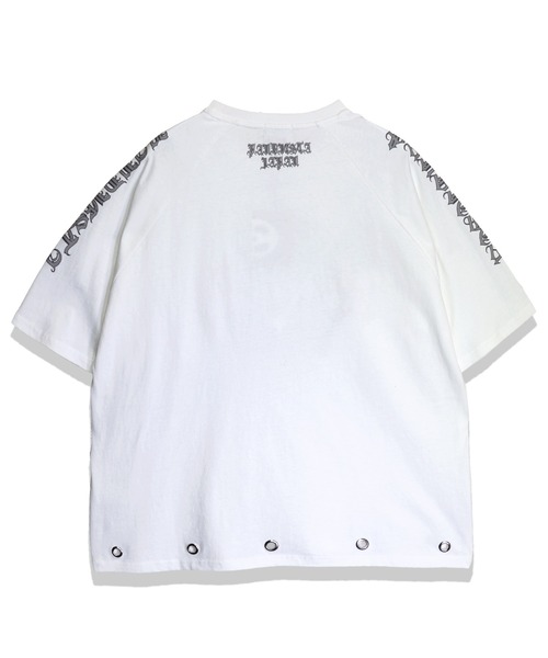 PANDIESTA(パンディエスタ)の「デビルパンダさんハトメTシャツ(M2)(Tシャツ/カットソー・メンズ・ブラック/ホワイト/チャコール・XL/L/M)」の18枚目の写真