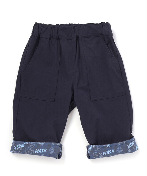 WASK（ワスク）の「6分丈 恐竜プリントコードストレッチパンツ（その他パンツ・キッズ・ネイビー/ベージュ・130cm/160cm/150cm/140cm）」の6枚目の写真