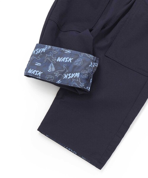 WASK（ワスク）の「6分丈 恐竜プリントコードストレッチパンツ（その他パンツ・キッズ・ネイビー/ベージュ・130cm/160cm/150cm/140cm）」の7枚目の写真
