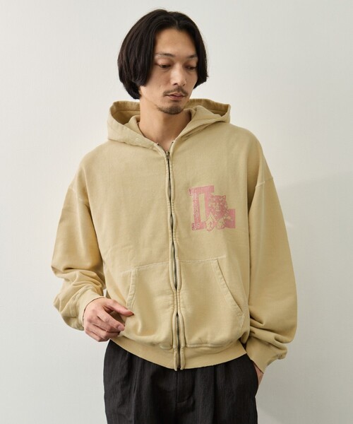REMI RELIEF/レミレリーフ】NEW SP加工3飛び裏毛ZIPパーカー(IL