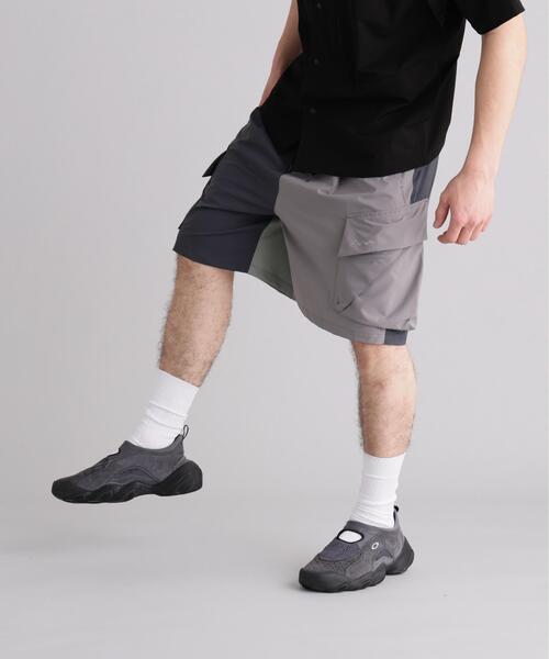 MANASTASH(マナスタッシュ)の「MANASTASH/マナスタッシュ RIVER SHORTS(その他パンツ・メンズ・その他10/その他19/ブラック/その他3・L/M/S/XL)」の1枚目の写真