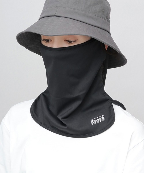 COLEMAN(コールマン)の「COOLメッシュ フェイスカバー(接触冷感・吸水速乾) 帽子に取り付けられるシリーズ(ネックウォーマー/スヌード・メンズ・ブラック・FREE)」の19枚目の写真
