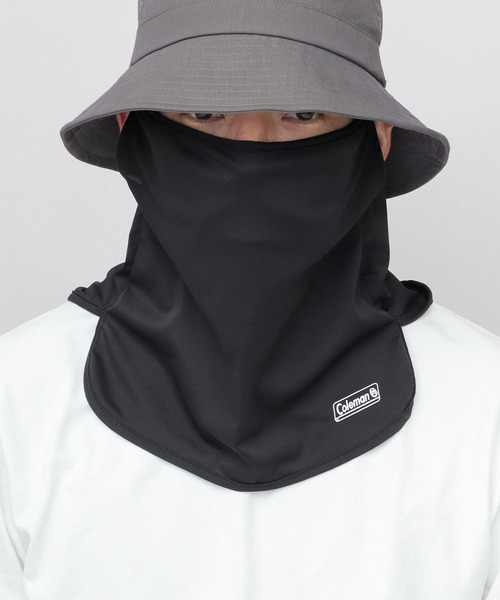 COLEMAN(コールマン)の「COOLメッシュ フェイスカバー(接触冷感・吸水速乾) 帽子に取り付けられるシリーズ(ネックウォーマー/スヌード・メンズ・ブラック・FREE)」の11枚目の写真