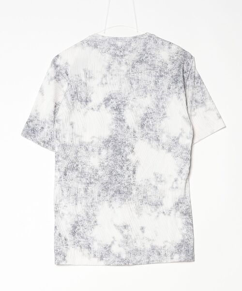 TORNADO MART(トルネードマート)の「TORNADO MART∴ストライプウェーブJQムラ半袖カットソー(Tシャツ/カットソー・メンズ・ライトグレー/ブラック・M/L/LL/XXL)」の3枚目の写真