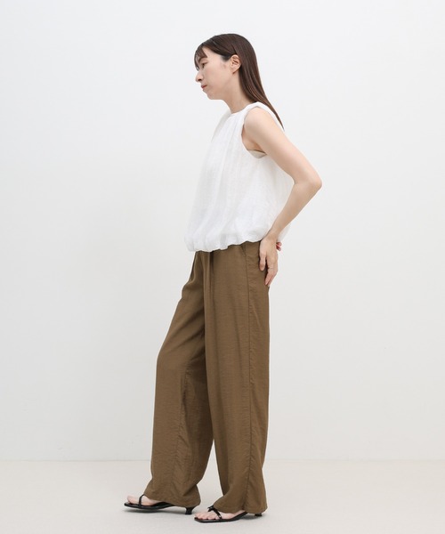select MOCA(セレクトモカ)の「シアーワッシャーバルーンノースリーブブラウス(シャツ/ブラウス・レディース・ブラウン/ホワイト/ブラック・FREE)」の15枚目の写真