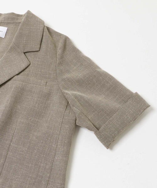 URBAN RESEARCH(アーバンリサーチ)の「シアーメッシュハーフスリーブジャケット(その他アウター・レディース・ベージュ/ブルー系その他・FREE)」の18枚目の写真