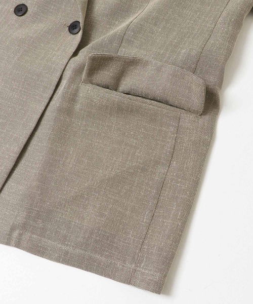 URBAN RESEARCH(アーバンリサーチ)の「シアーメッシュハーフスリーブジャケット(その他アウター・レディース・ベージュ/ブルー系その他・FREE)」の19枚目の写真