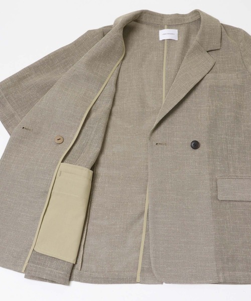 URBAN RESEARCH(アーバンリサーチ)の「シアーメッシュハーフスリーブジャケット(その他アウター・レディース・ベージュ/ブルー系その他・FREE)」の20枚目の写真