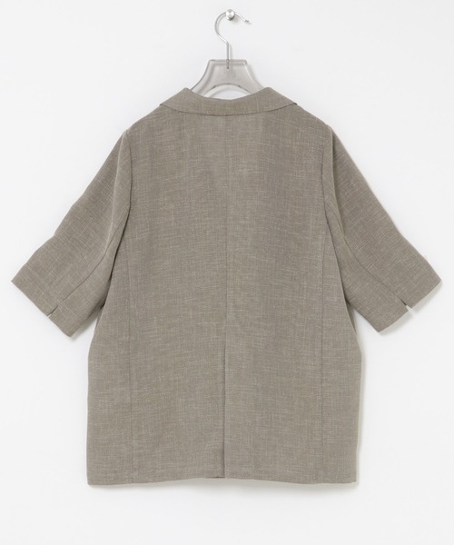 URBAN RESEARCH(アーバンリサーチ)の「シアーメッシュハーフスリーブジャケット(その他アウター・レディース・ベージュ/ブルー系その他・FREE)」の21枚目の写真