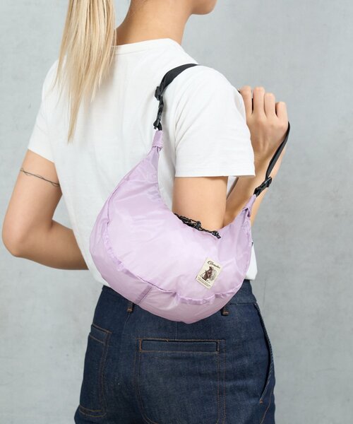 BIRTHDAY BAR（バースデイバー）の「【COBMASTER】COB SIL BANANA SHOULDER（ショルダーバッグ・レディース・ブラック/バイオレット/ミント・0）」の3枚目の写真
