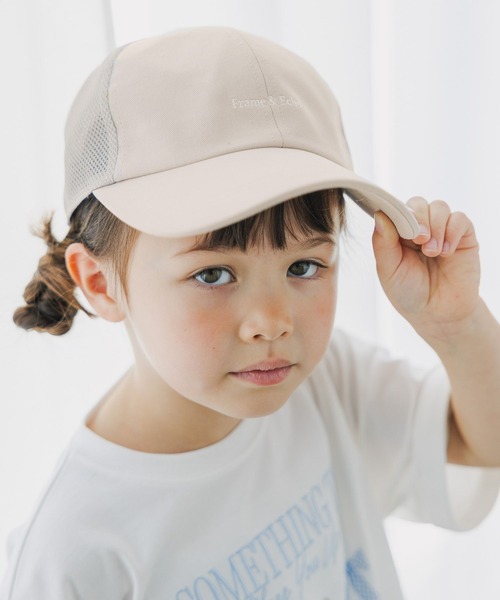 GLOBAL WORK(グローバルワーク)の「洗えるドライメッシュCAP/キッズ/666195(キャップ・キッズ・オフホワイト/ライトベージュ/ライトブルー/ブラック/キャメル/ブラック系その他・MEDIUM/LARGE)」の18枚目の写真