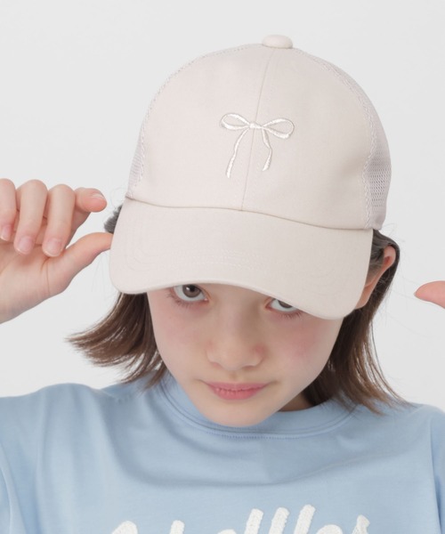 GLOBAL WORK(グローバルワーク)の「洗えるドライメッシュCAP/キッズ/666195(キャップ・キッズ・オフホワイト/ライトベージュ/ライトブルー/ブラック/キャメル/ブラック系その他・MEDIUM/LARGE)」の20枚目の写真