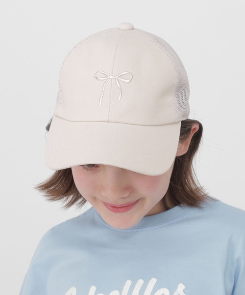 GLOBAL WORK(グローバルワーク)の「洗えるドライメッシュCAP/キッズ/666195(キャップ・キッズ・オフホワイト/ライトベージュ/ライトブルー/ブラック/キャメル/ブラック系その他・MEDIUM/LARGE)」の21枚目の写真