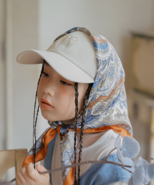 GLOBAL WORK(グローバルワーク)の「洗えるドライメッシュCAP/キッズ/666195(キャップ・キッズ・オフホワイト/ライトベージュ/ライトブルー/ブラック/キャメル/ブラック系その他・MEDIUM/LARGE)」の16枚目の写真