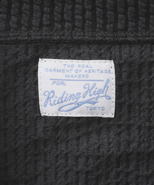 RIDING HIGH(ライディングハイ)の「別注【RIDING HIGH/ライディングハイ】サッカーシャツ(シャツ/ブラウス・レディース・キャメル/ブルー/ブラック系その他・FREE)」の18枚目の写真