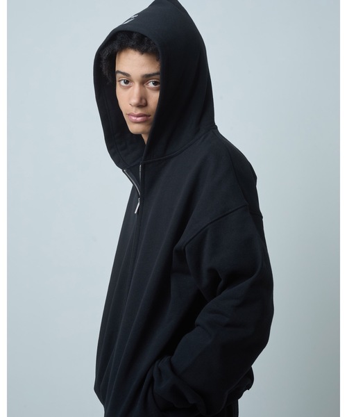 COMMON BASE(コモンベース)の「ID ZIP SWEAT HOODIE | BOKUNOU COMMON(パーカー・メンズ・ヘザーグレー/ブラック・S-M/L-XL)」の1枚目の写真