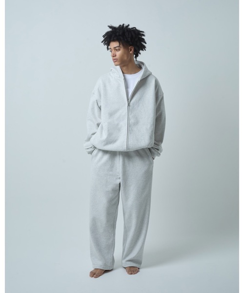 COMMON BASE(コモンベース)の「ID ZIP SWEAT HOODIE | BOKUNOU COMMON(パーカー・メンズ・ヘザーグレー/ブラック・S-M/L-XL)」の5枚目の写真