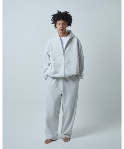 COMMON BASE(コモンベース)の「ID ZIP SWEAT HOODIE | BOKUNOU COMMON(パーカー・メンズ・ヘザーグレー/ブラック・S-M/L-XL)」の4枚目の写真