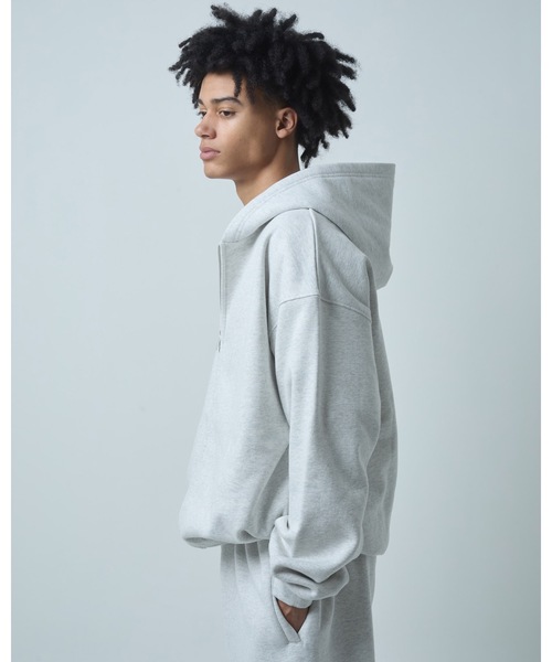 COMMON BASE(コモンベース)の「ID ZIP SWEAT HOODIE | BOKUNOU COMMON(パーカー・メンズ・ヘザーグレー/ブラック・S-M/L-XL)」の8枚目の写真
