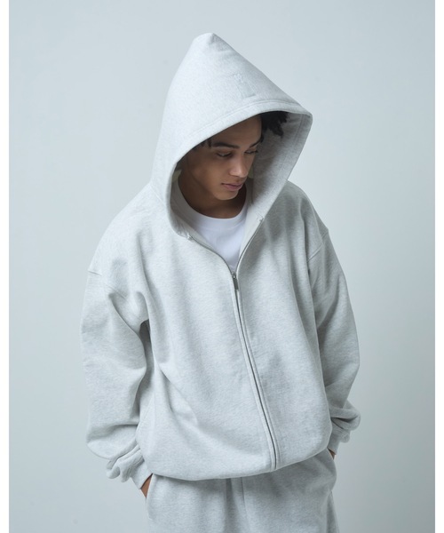 COMMON BASE(コモンベース)の「ID ZIP SWEAT HOODIE | BOKUNOU COMMON(パーカー・メンズ・ヘザーグレー/ブラック・S-M/L-XL)」の7枚目の写真