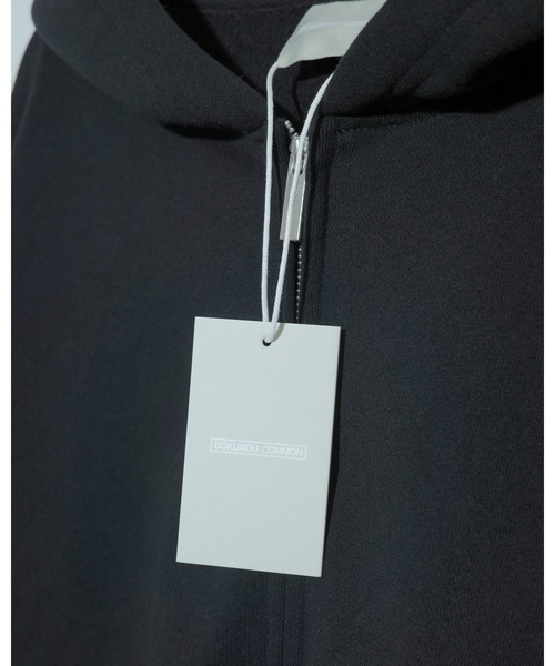 COMMON BASE(コモンベース)の「ID ZIP SWEAT HOODIE | BOKUNOU COMMON(パーカー・メンズ・ヘザーグレー/ブラック・S-M/L-XL)」の17枚目の写真
