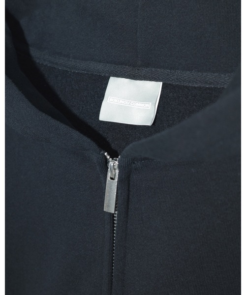 COMMON BASE(コモンベース)の「ID ZIP SWEAT HOODIE | BOKUNOU COMMON(パーカー・メンズ・ヘザーグレー/ブラック・S-M/L-XL)」の14枚目の写真