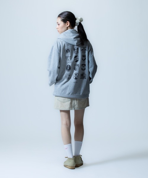 X-girl SPORTS(エックスガールスポーツ)の「WE LIMITED SWEAT HOODIE(スウェット・メンズ・グレー/ブラック・X-LARGE/XX-LARGE/SMALL/LARGE/MEDIUM)」の6枚目の写真