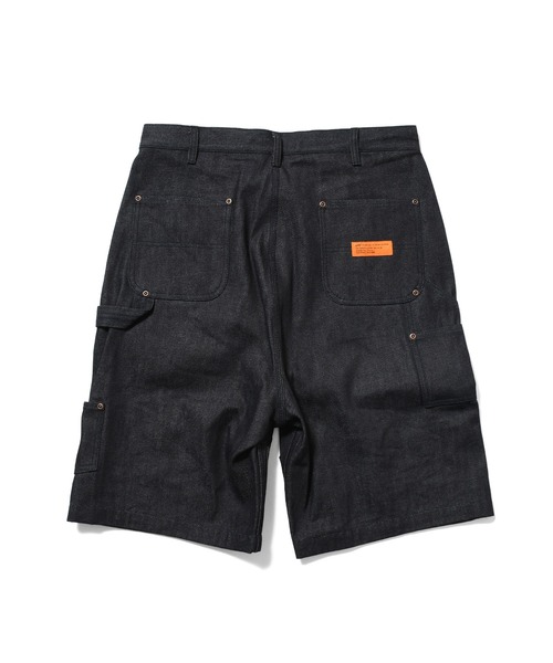 LFYT（エルエフワイティー）の「LFYT ラファイエット - DOUBLE KNEE DENIM PAINTER SHORTS ハーフパンツ LS261302（デニムパンツ・メンズ・インディゴブルー/ライトブルー・34inch/36inch/38inch/32inch）」の6枚目の写真